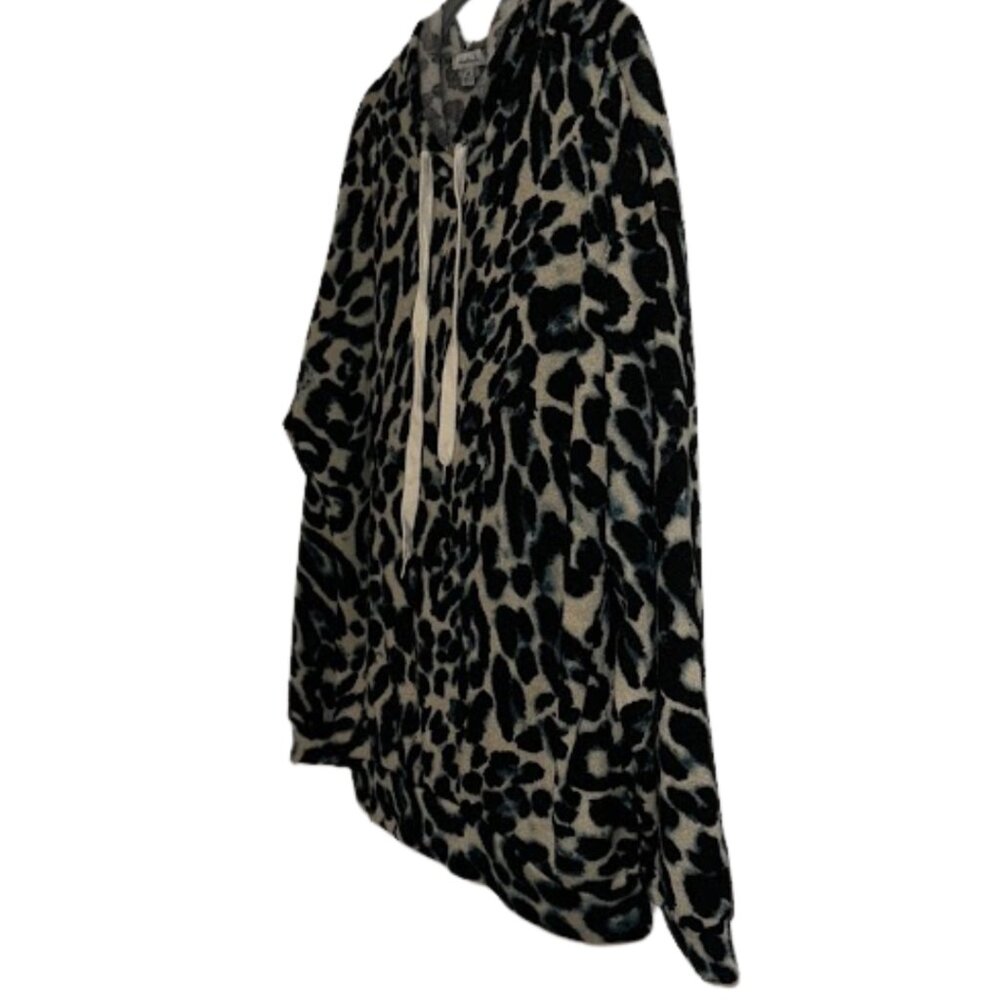 White Birch Animal Print with Hood Womens Medium - Picture 2 of 6